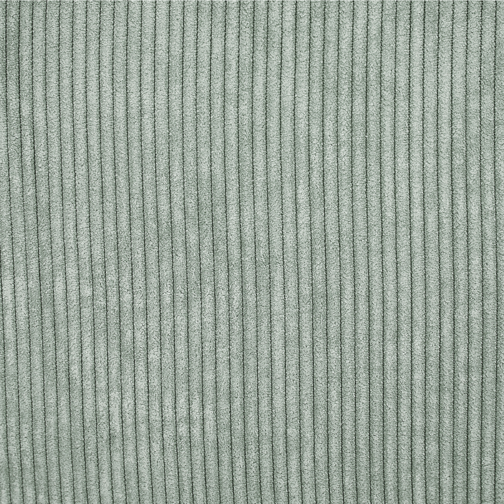 Set di 2 cuscini decorativi in velluto a coste verde chiaro 47 x 27 cm stile moderno tradizionale