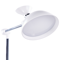 Lampada da terra LED bianco in materiale sintetico 169 cm regolabile soggiorno camera da letto