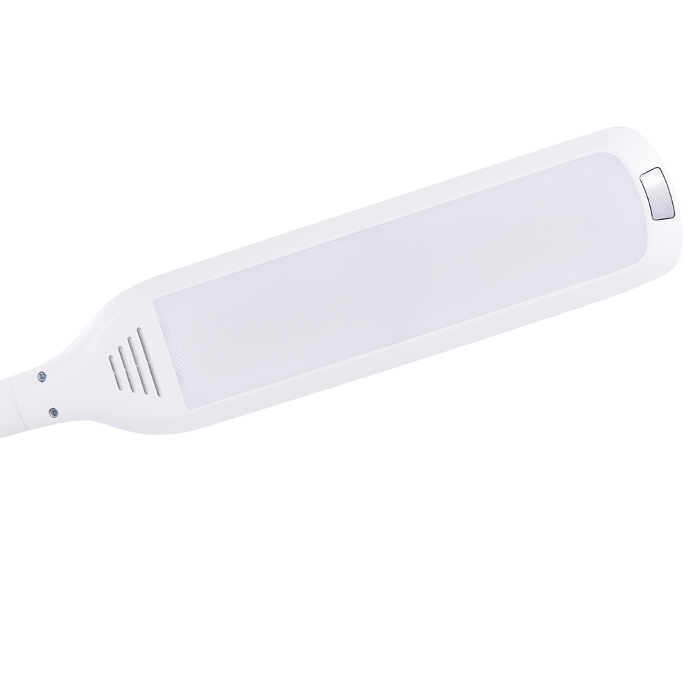 Lampada da terra LED materiale sintetico bianco 160 cm materiale altezza regolabile ufficio camera da letto con telecomando