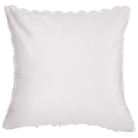 Set di 2 cuscini in ecopelle bianco con motivo a nido d'ape 43 x 43 cm soggiorno camera da letto