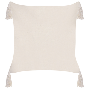 Set di 2 cuscini in poliestere verde menta 42 x 42 cm con  nappe imbottitura soggiorno camera da letto