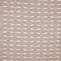 Set di 2 cuscini in tessuto di poliestere tortora 45 x 25 cm con nappe e imbottitura soggiorno camera da letto