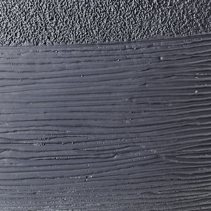 Vaso tondo in fibra di argilla e pietra grigia 50 x 50 x 39 cm interni esterni giardino terrazzo