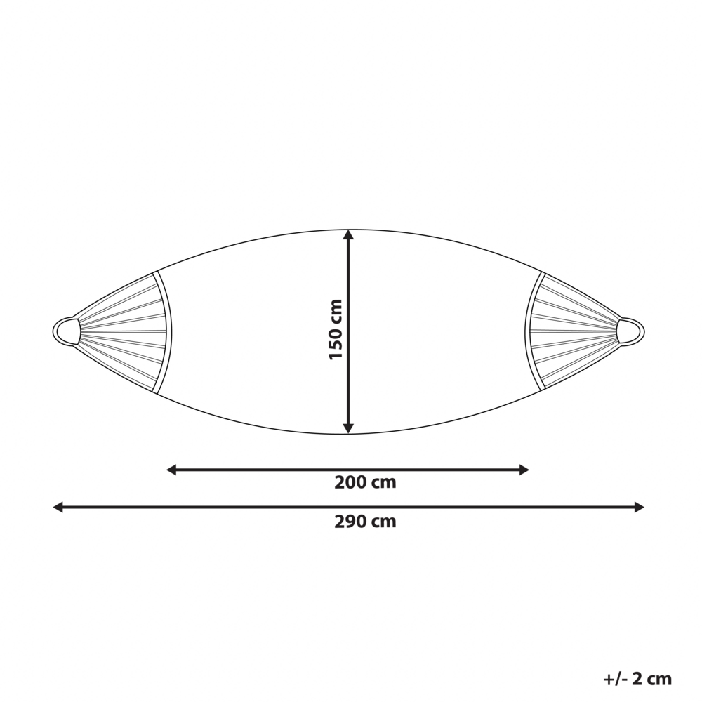 Amaca da giardino Beige in cotone e poliestere Seduta dell'altalena per interni all'aperto in stile Boho