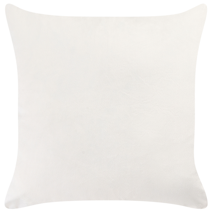 Set di 2 cuscini arancio e nero 45 x 45 cm in poliestere lino cotone foglie soggiorno camera da letto