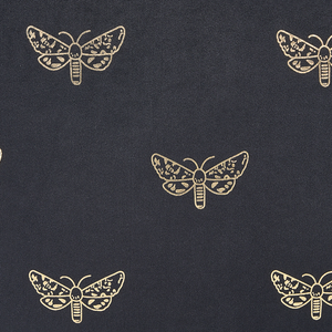 Set di 2 cuscini sparsi in velluto nero 45 x 45 cm Cuscino da lancio con motivo a farfalla Sfoderabile con imbottitura