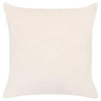 Set di 2 cuscini in cotone beige e giallo 45 x 45 cm con motivo a fiori soggiorno cameretta camera da letto
