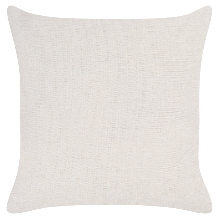 Set di 2 cuscini in poliestere grigio e bianco 45 x 45 cm con motivo a fiori soggiorno camera da letto