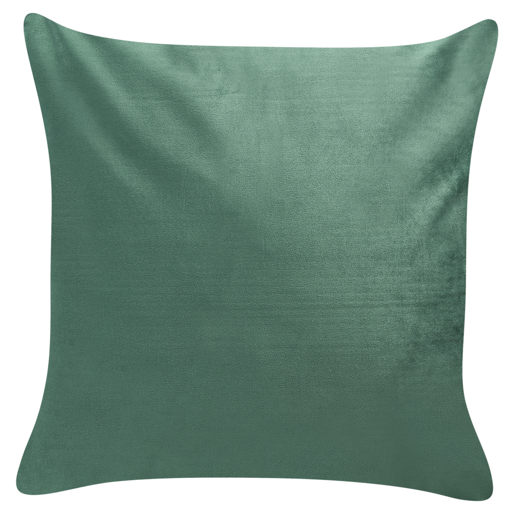Set di 2 cuscini decorativi in velluto verde 45 x 45 cm con motivo con api soggiorno camera da letto