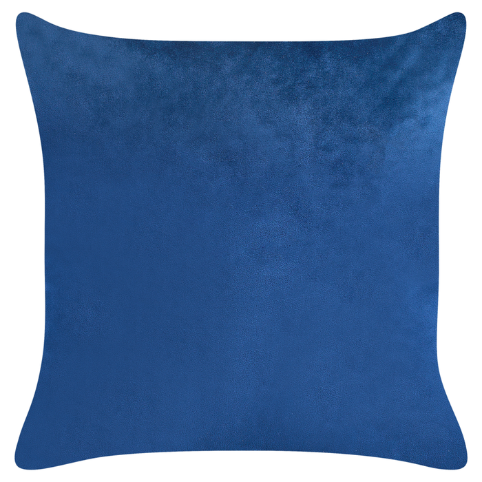 Set di 2 cuscini decorativi in velluto blu 45 x 45 cm con motivo con api soggiorno camera da letto