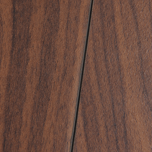 Libreria a 4 ripiani in legno scuro con espositore ad angolo per scaffale bianco