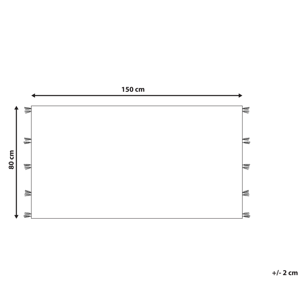 Tappeto di lana multicolore 80 x 150 cm kilim a mano geometrica nappe soggiorno camera da letto