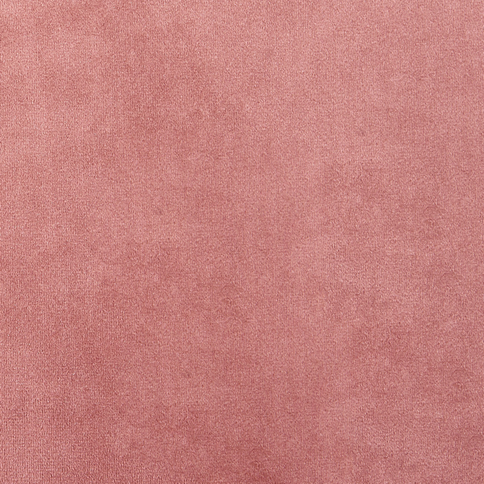 Ottomana con cuscino superiore in velluto rosa ottomana Gambe in metallo argentato Stile glamour