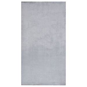 Tappeto Shaggy Artificiale di Coniglio in Pelliccia Ecologica Morbido e Soffice 80 x 150 cm Grigio Chiaro