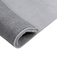 Tappeto Shaggy Artificiale di Coniglio in Pelliccia Ecologica Morbido e Soffice 80 x 150 cm Grigio Chiaro