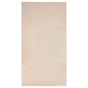 Tappeto Shaggy Artificiale di Coniglio in Pelliccia Ecologica Morbido e Soffice 80 x 150 cm Beige