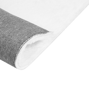Tappeto Shaggy Artificiale di Coniglio in Pelliccia Ecologica Morbido e Soffice 160 x 230 cm Bianco