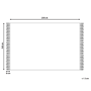 Tappeto di lana multicolore kilim a mano motivo etnico 160 x 230 cm soggiorno camera da letto