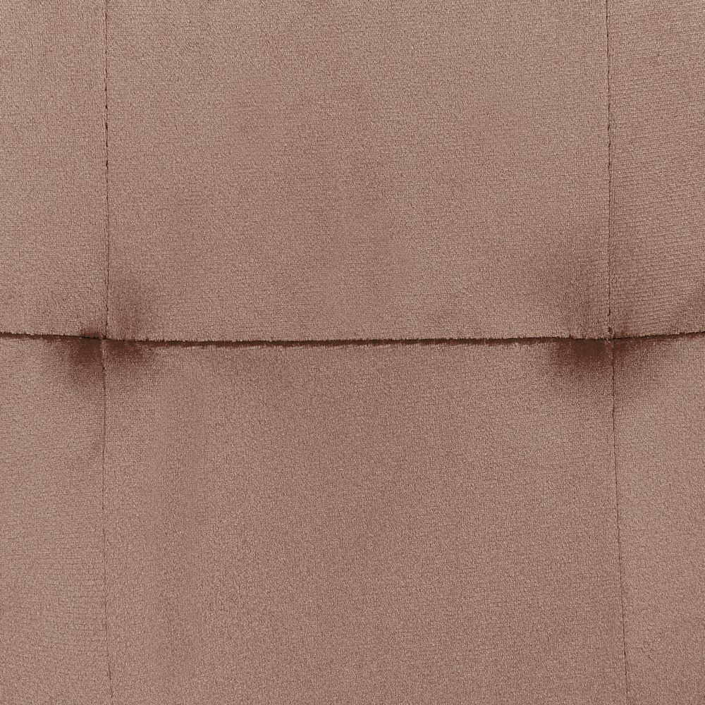 Set di 2 sedie da pranzo con sedile imbottito in velluto marrone con braccioli e gambe in metallo Nero