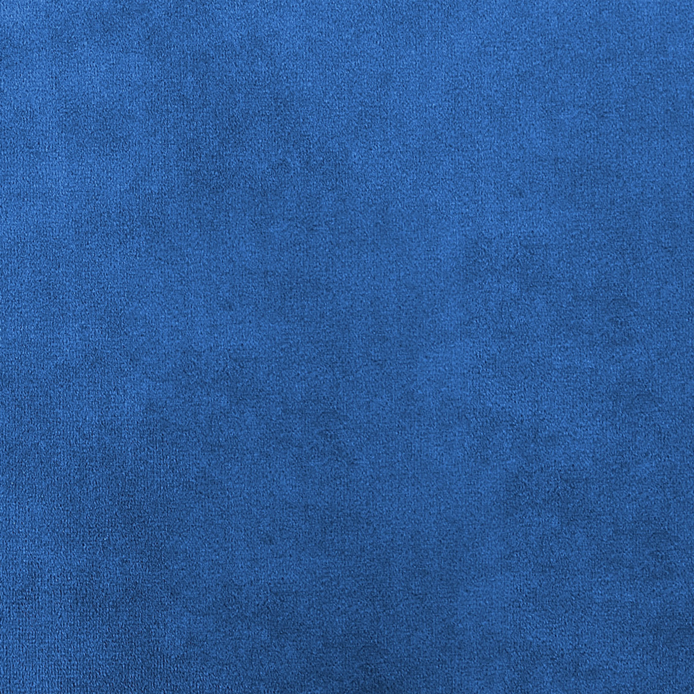 Divano ad angolo a 1 posto in velluto blu marino Modulo con gambe in metallo argento Stile glamour