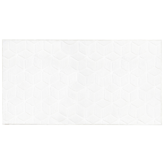 Tappeto in finta pelliccia di coniglio Bianco Pelliccia artificiale di poliestere 80 x 150 cm Tappeto morbido Shaggy ad alto pelo