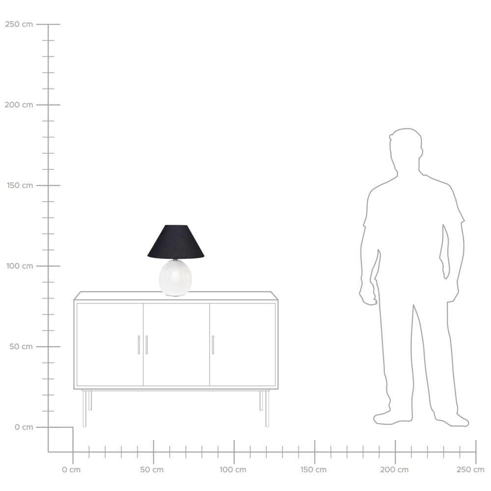 Lampada da tavolo Base in ceramica bianco panna Paralume in tessuto Illuminazione d'ambiente Lampada da tavolo da comodino