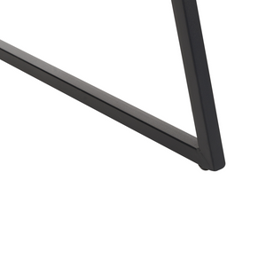 Scrivania per l'ufficio in legno chiaro e MDF bianco 90 x 60 cm con foro a occhiello