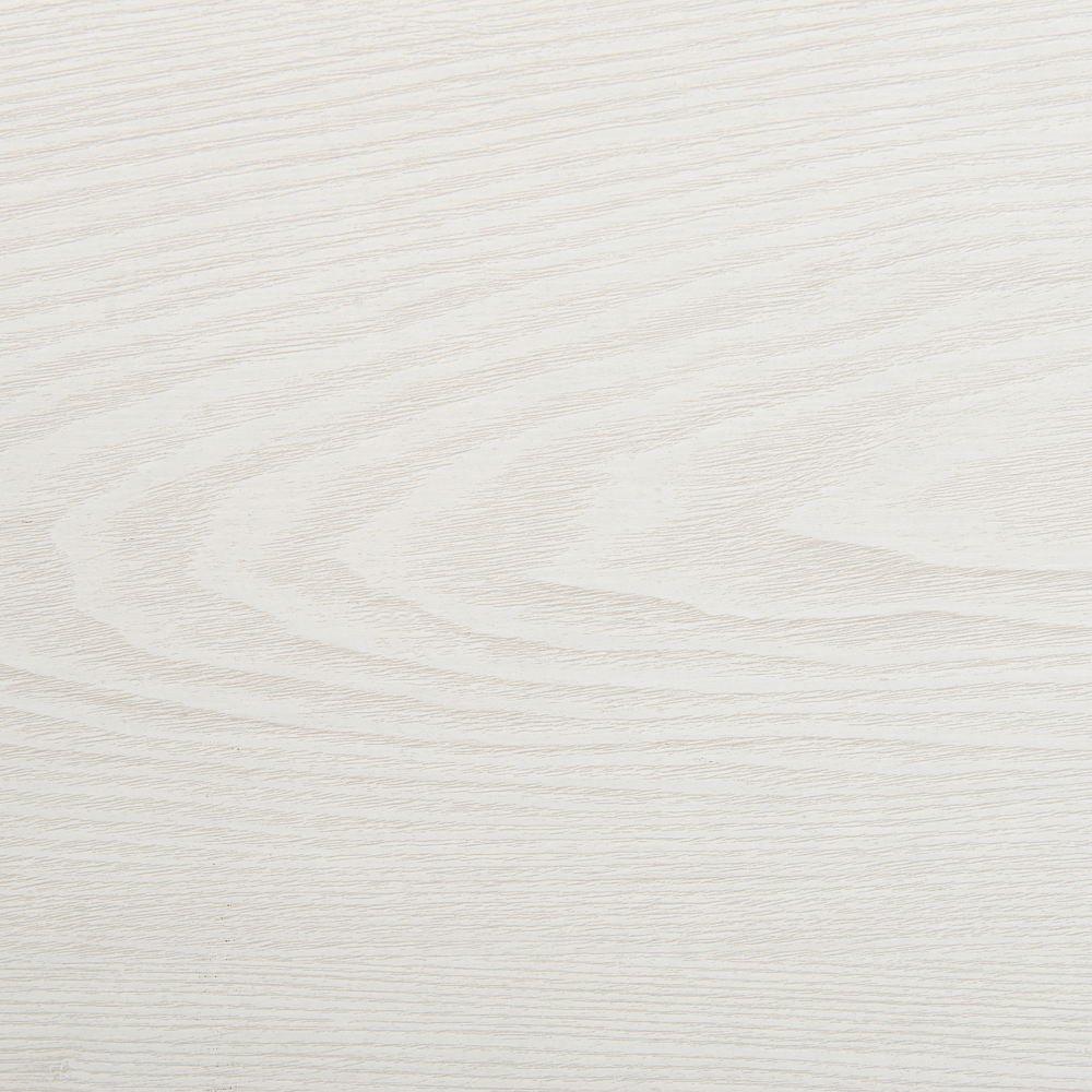 Scrivania per l'ufficio in legno chiaro e MDF bianco 90 x 60 cm con foro a occhiello
