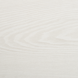 Scrivania per l'ufficio in legno chiaro e MDF bianco 90 x 60 cm con foro a occhiello