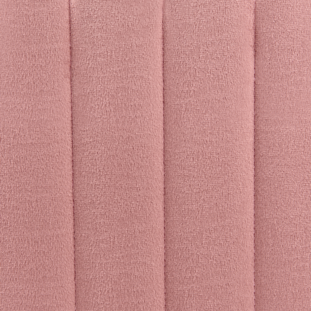 Panca in velluto rosa con gambe in metallo dorate soggiorno camera da letto elegante