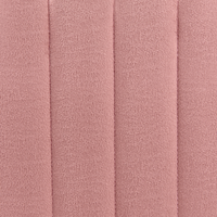 Panca in velluto rosa con gambe in metallo dorate soggiorno camera da letto elegante