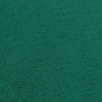 Sedia senza braccioli Rivestimento in velluto verde Smeraldo Seduta rotonda Design vintage Struttura in metallo nero