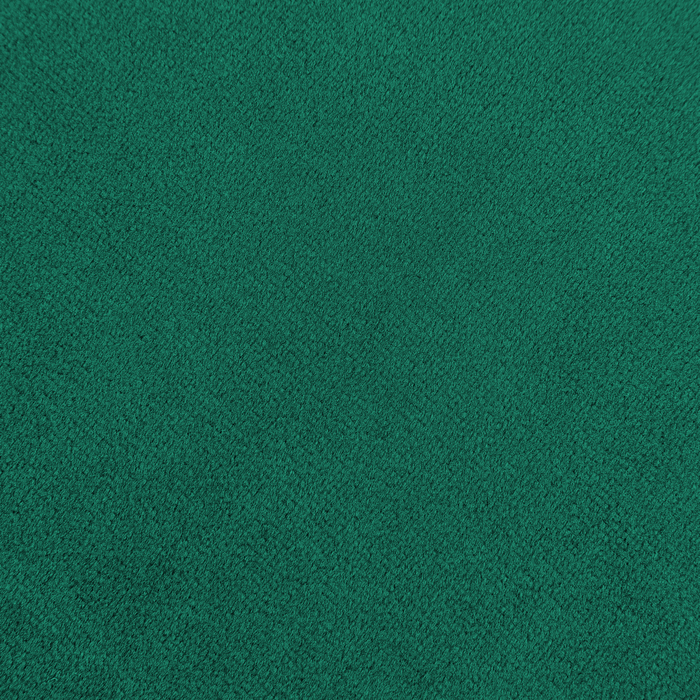 Sedia senza braccioli Rivestimento in velluto verde Smeraldo Seduta rotonda Design vintage Struttura in metallo nero