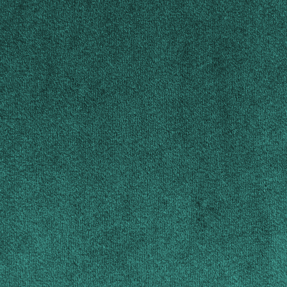 Sedia senza braccioli Rivestimento in velluto verde Schienale a conchiglia Design classico vintage Struttura in metallo nero