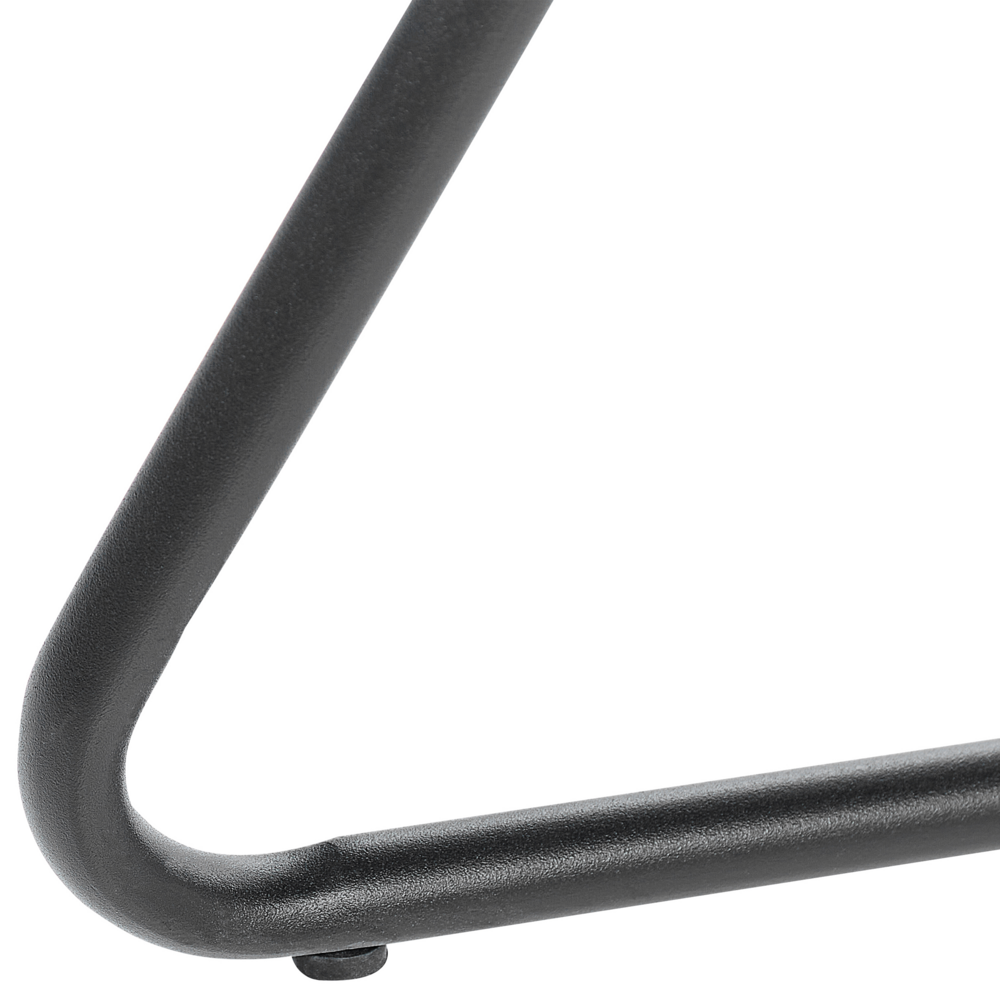 Sedia senza braccioli Rivestimento in velluto verde Schienale a conchiglia Design classico vintage Struttura in metallo nero