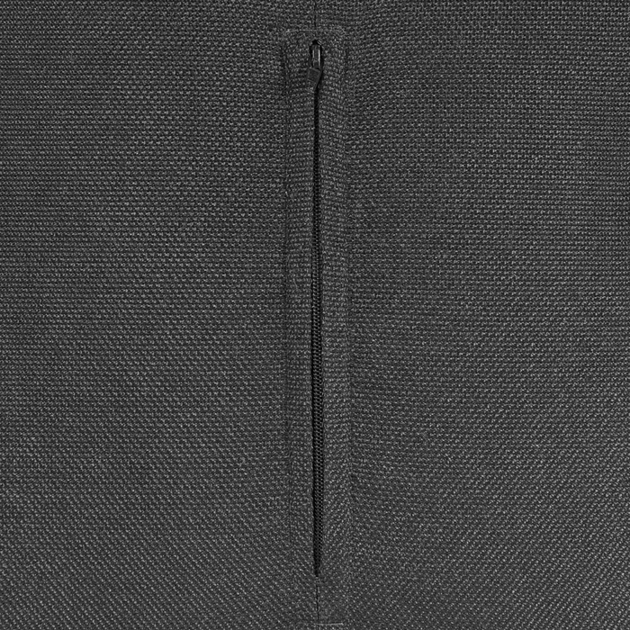 Moderno Pouf Intrecciato da Salotto 50 x 30 cm Motivo Nero