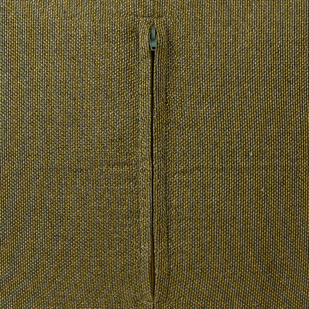 Moderno Pouf Intrecciato da Salotto 50 x 30 cm Motivo Verde Oliva