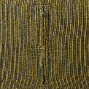 Moderno Pouf Intrecciato da Salotto 50 x 30 cm Motivo Verde Oliva