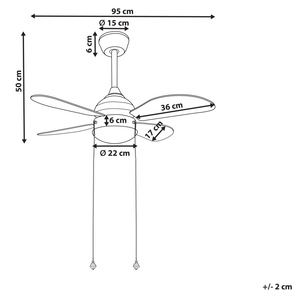Ventilatore da soffitto per cameretta a forma di ape con lame grigie bambini colorato