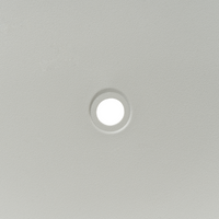 Set di 4 sedie moderne da interno ed esterno in plastica di colore grigio chiaro stile moderno contemporaneo