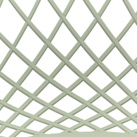 Set di 2 sedie da pranzo in materiale sintetico verde schienale netto design scandinavo moderno