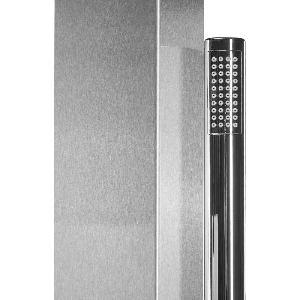 Doccia da esterno moderna in PVC argento giardino esterno glamour moderna