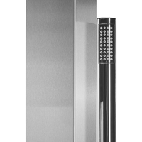 Doccia da esterno moderna in PVC argento giardino esterno glamour moderna