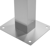 Doccia da esterno moderna in PVC argento giardino esterno glamour moderna