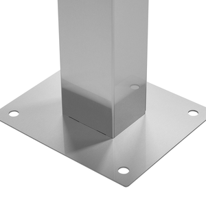 Doccia da esterno moderna in PVC argento giardino esterno glamour moderna