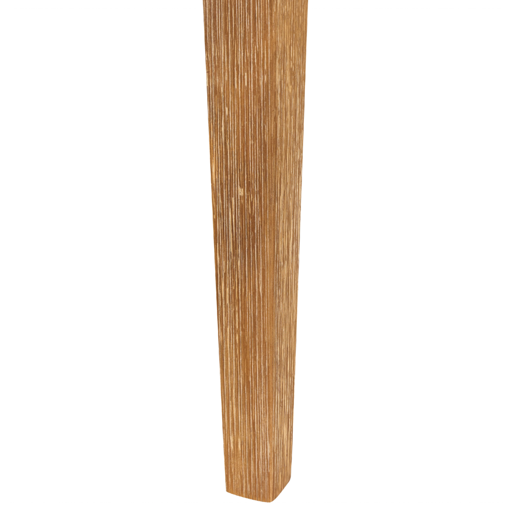 Set Giardino Rattan Beige Divano Ad Angolo Tavolo In Legno Patio Esterno Moderno 5 posti