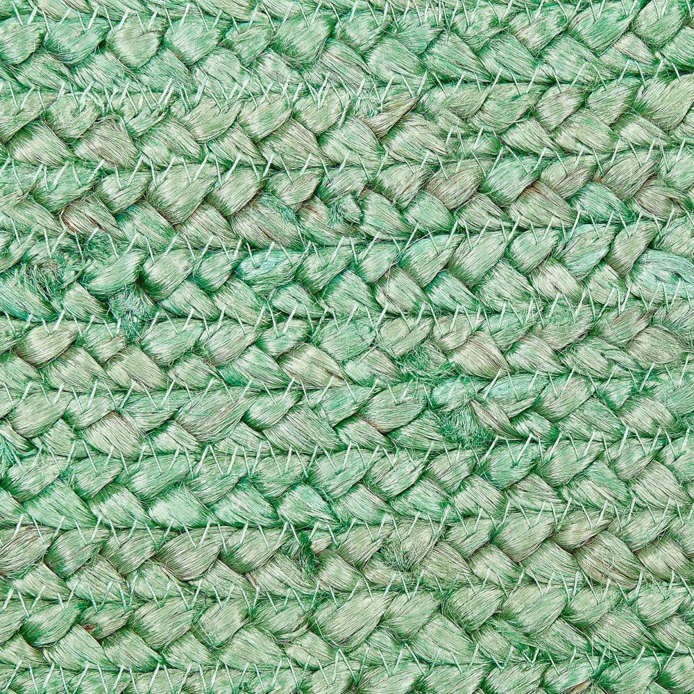 Pouf in juta naturale beige 45 x 45 cm pouf imbottitura in EPS maniglie accessorio boho