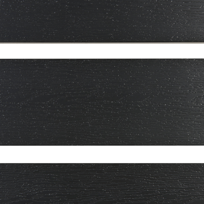 Tavolo da pranzo con struttura in alluminio anodizzato nero e argento per 6 persone 180 x 90 cm dal design moderno