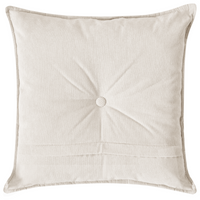 Divano Angolare Bianco Crema Velluto A Coste 3 Posti Cuscini Extra Dispersi versione sinistra stile Moderno