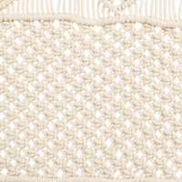 Decorazione da parete Macramè Beige chiaro Stile Boho Chic Decorazione murale Soggiorno Camera da letto